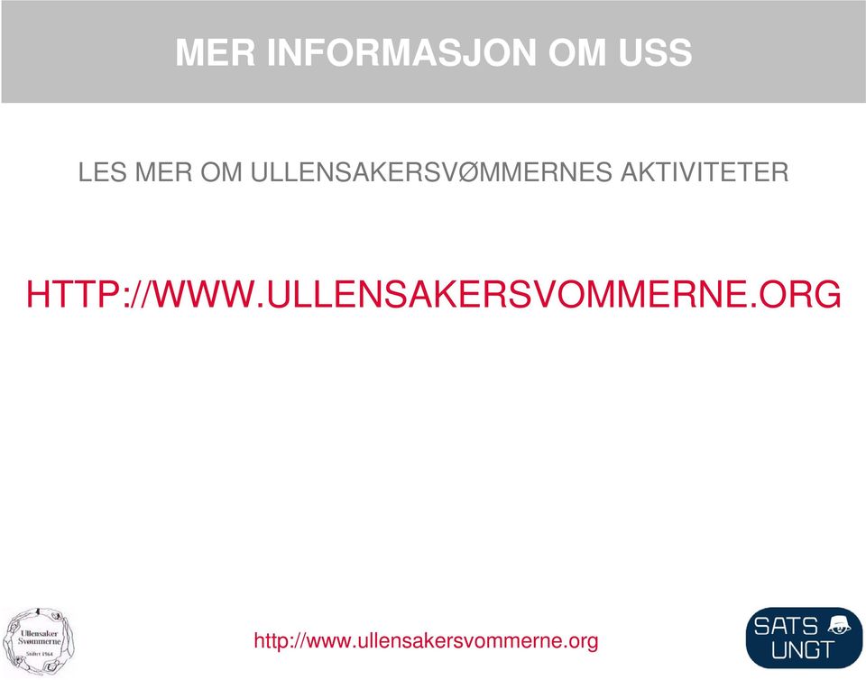 ULLENSAKERSVØMMERNES