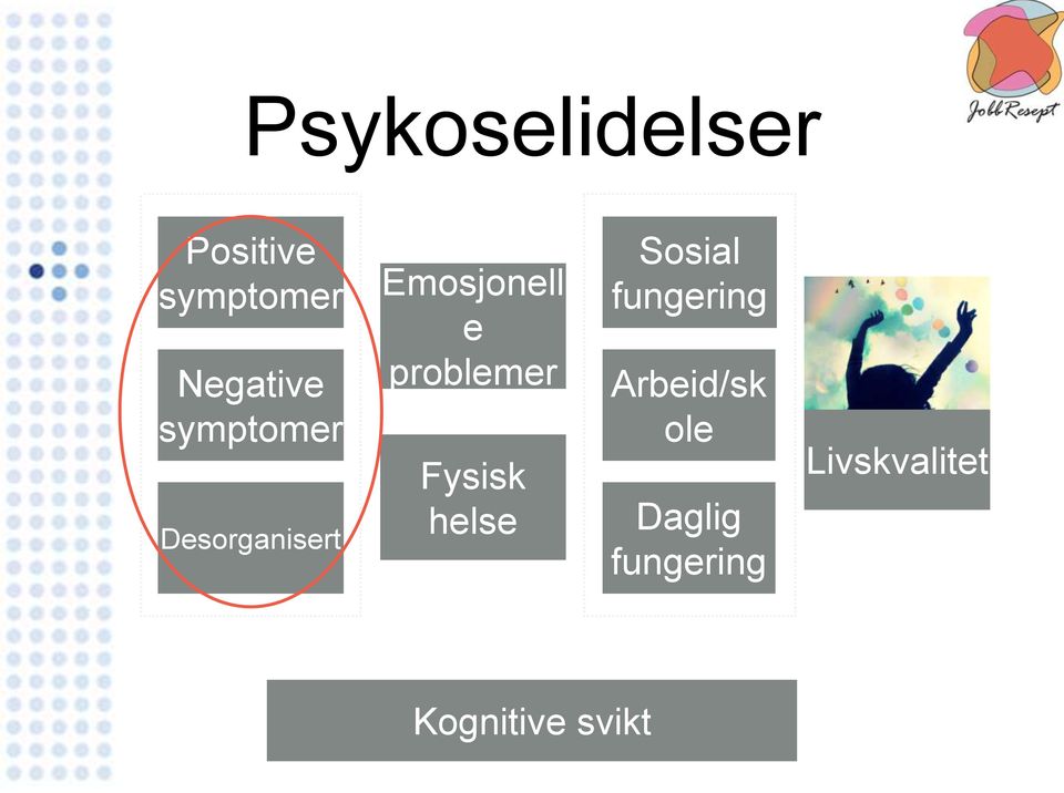 problemer Arbeid/sk symptomer Fysisk ole