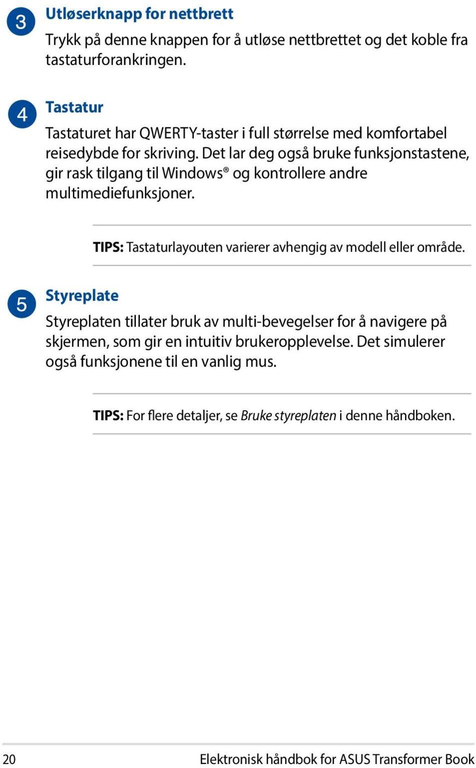 Det lar deg også bruke funksjonstastene, gir rask tilgang til Windows og kontrollere andre multimediefunksjoner.