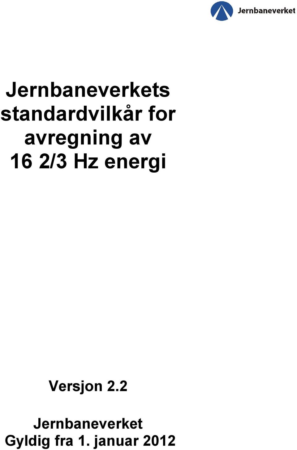 av 16 2/3 Hz energi Versjon 2.