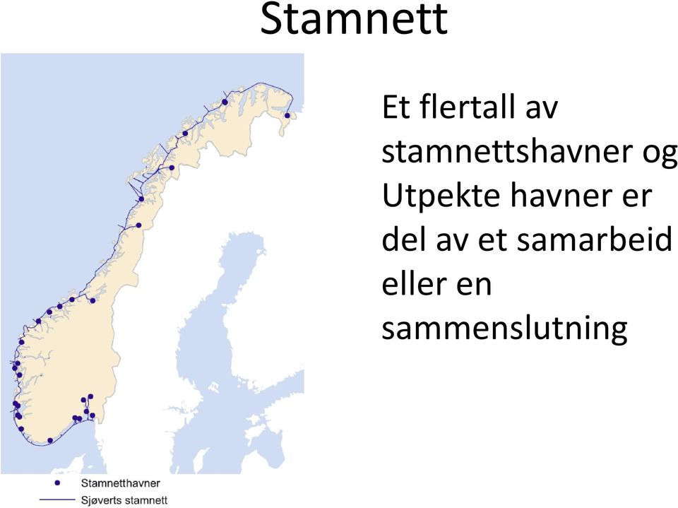 Utpekte havner er del av