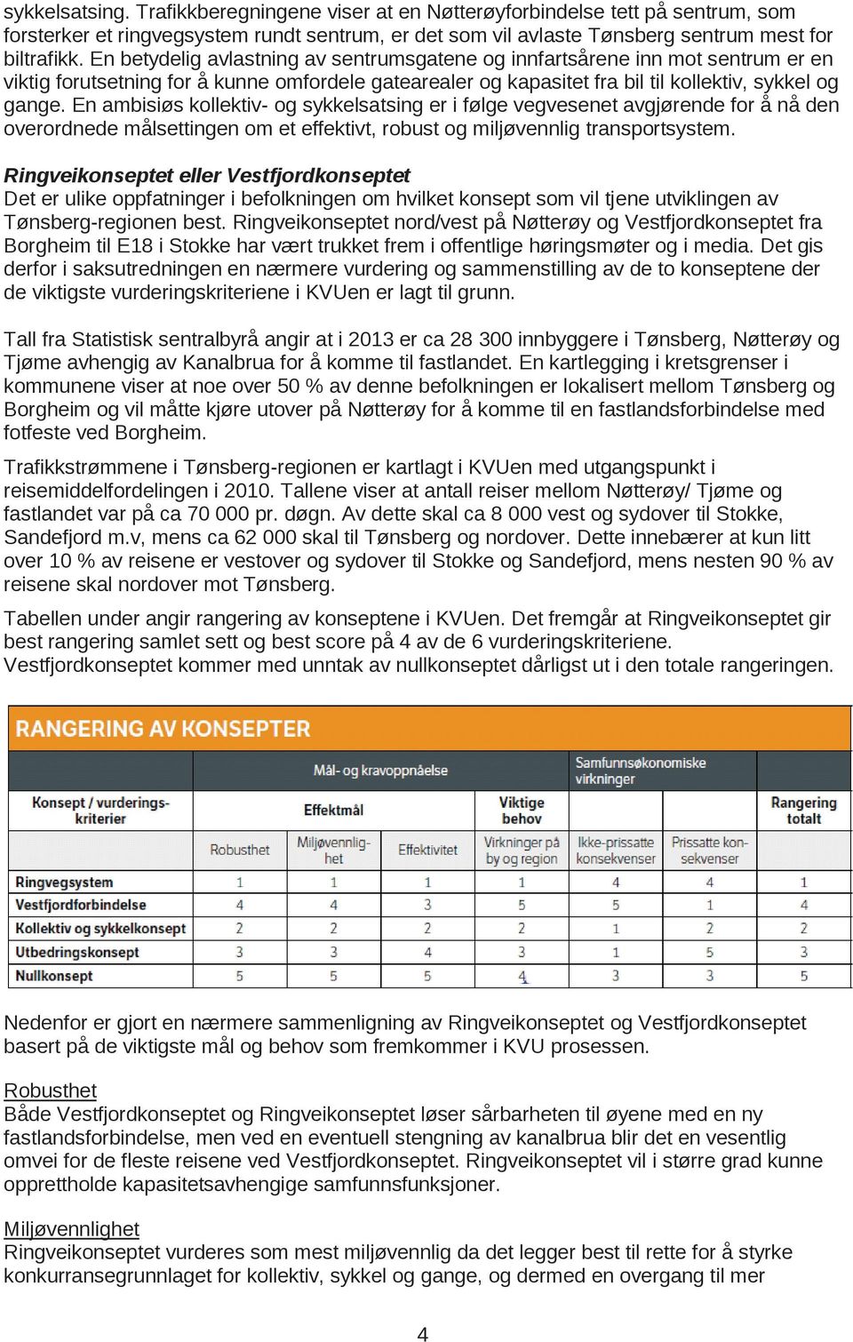 En ambisiøs kollektiv- og sykkelsatsing er i følge vegvesenet avgjørende for å nå den overordnede målsettingen om et effektivt, robust og miljøvennlig transportsystem.