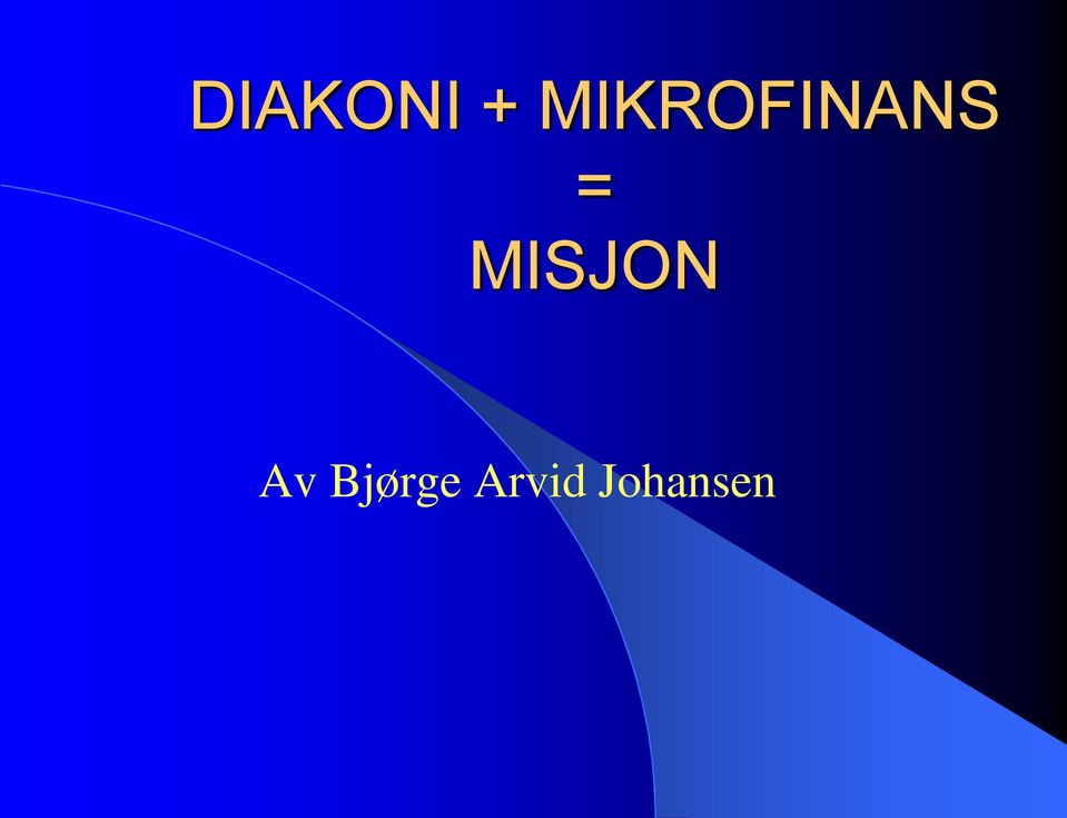 MISJON Av