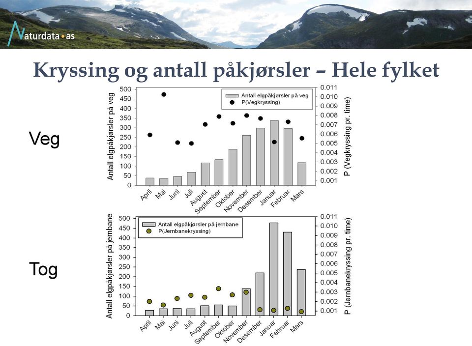 påkjørsler