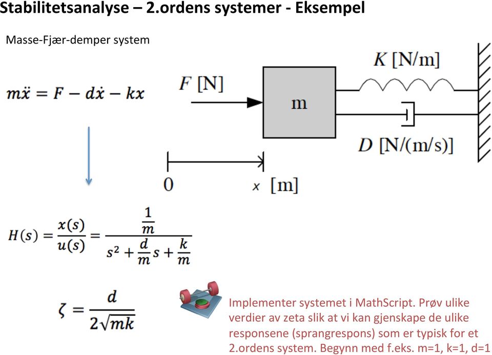 systemet i MathScript.