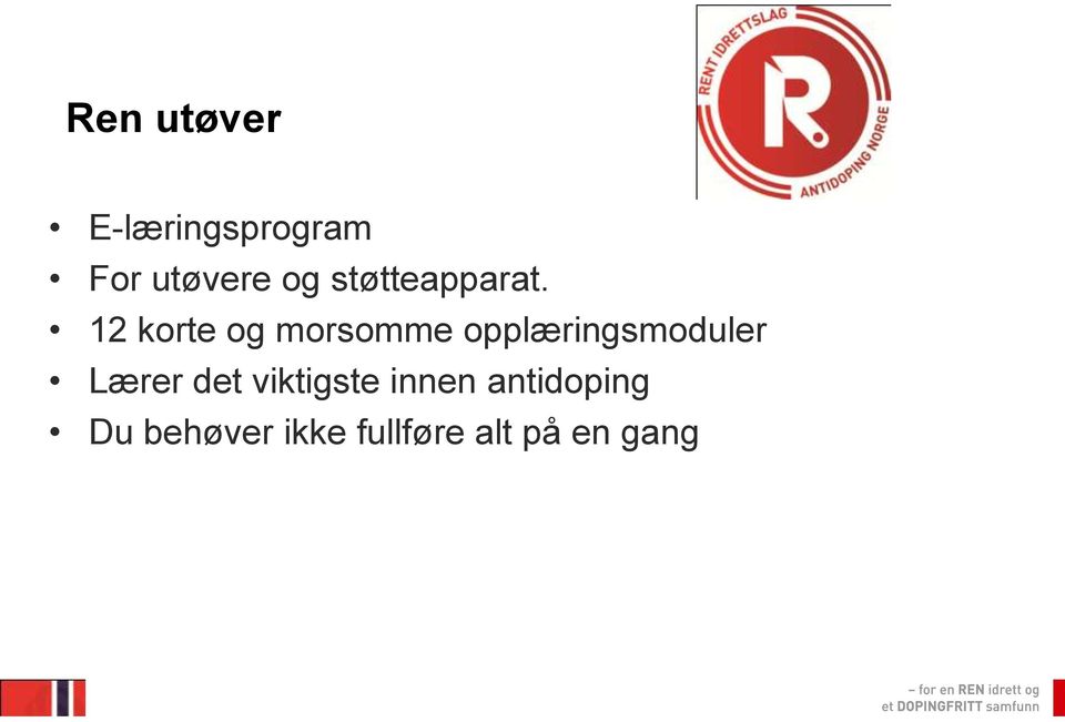 12 korte og morsomme opplæringsmoduler