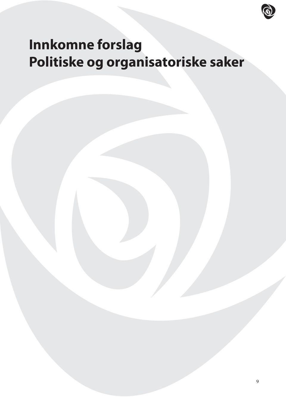 Politiske og