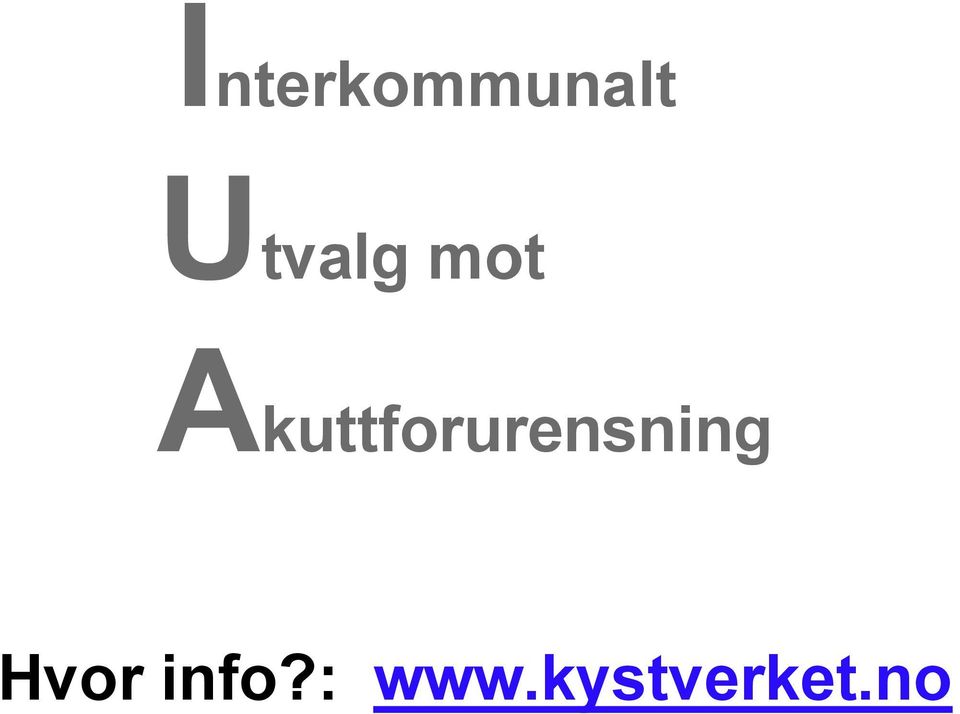 Akuttforurensning