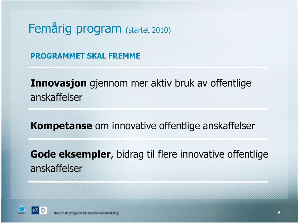 anskaffelser Kompetanse om innovative offentlige