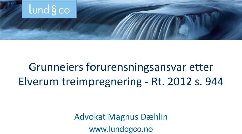 Elverum treimpregnering - Rt.