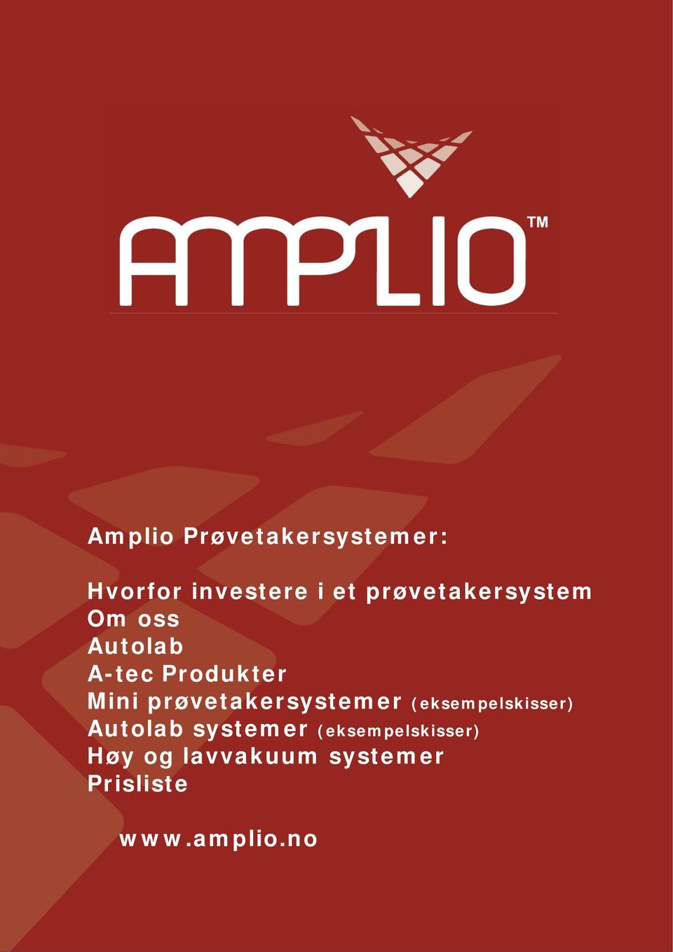 prøvetakersystemer (eksempelskisser) Autolab systemer