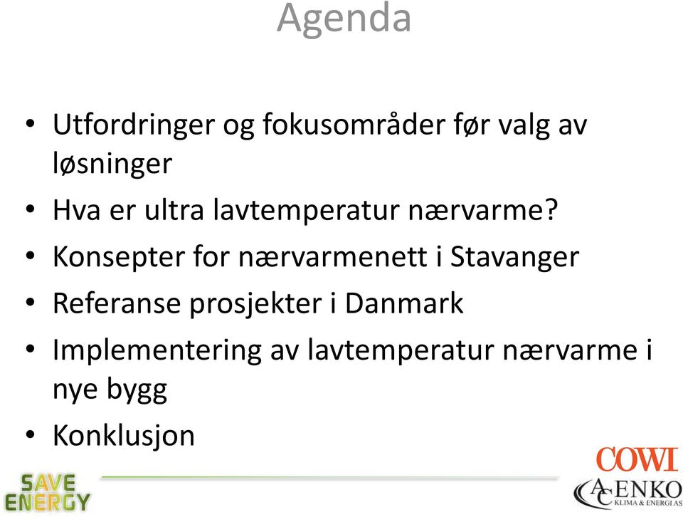 Konsepter for nærvarmenett i Stavanger Referanse