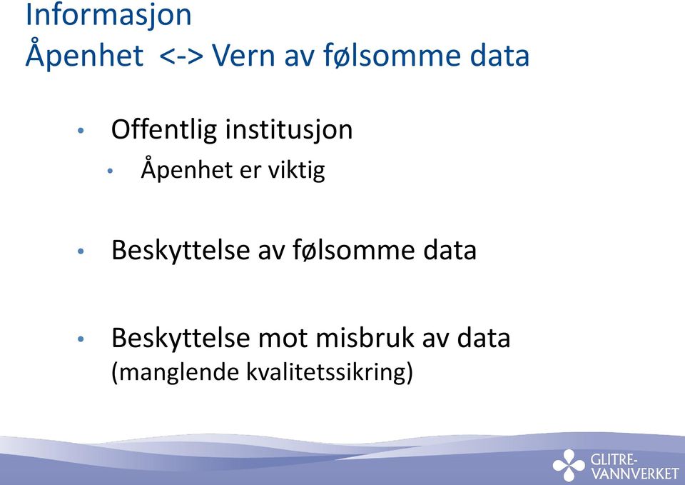 viktig Beskyttelse av følsomme data