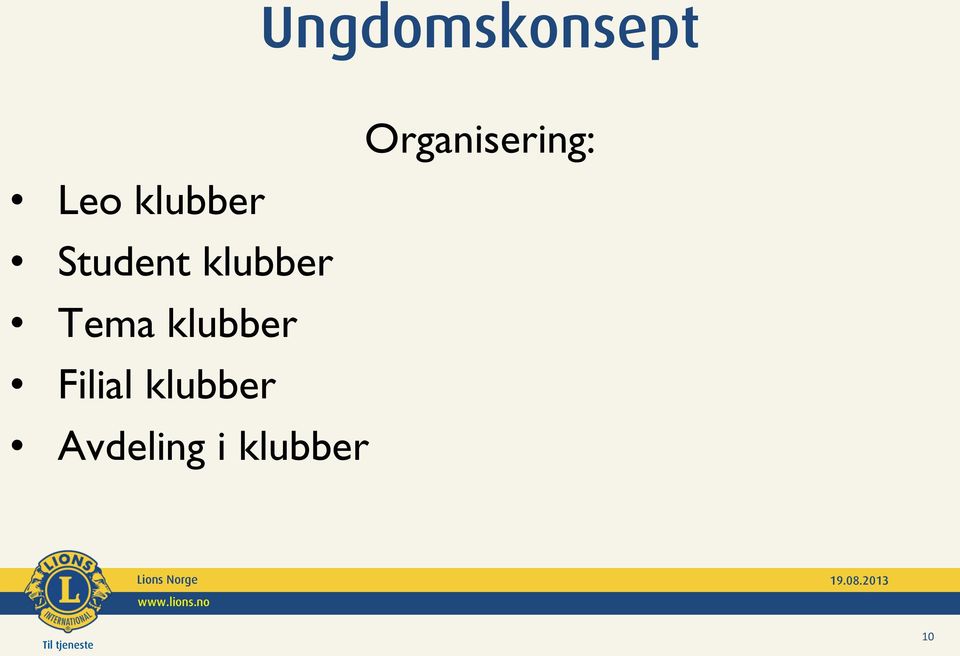 klubber Tema klubber