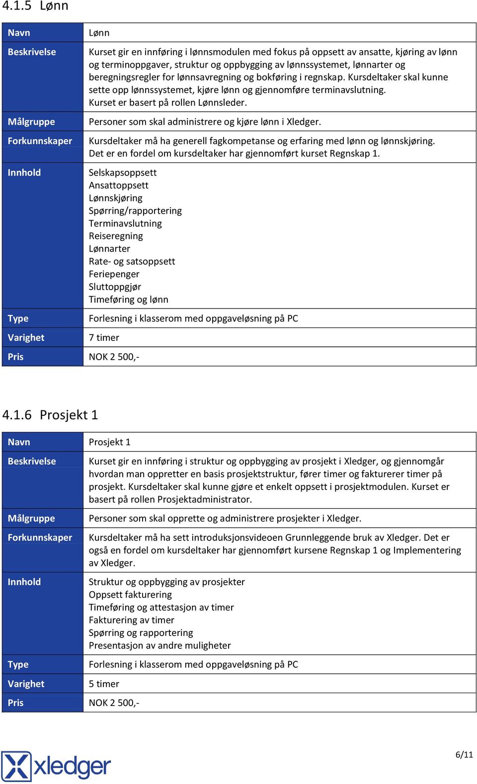 Personer som skal administrere og kjøre lønn i Xledger. Kursdeltaker må ha generell fagkompetanse og erfaring med lønn og lønnskjøring.