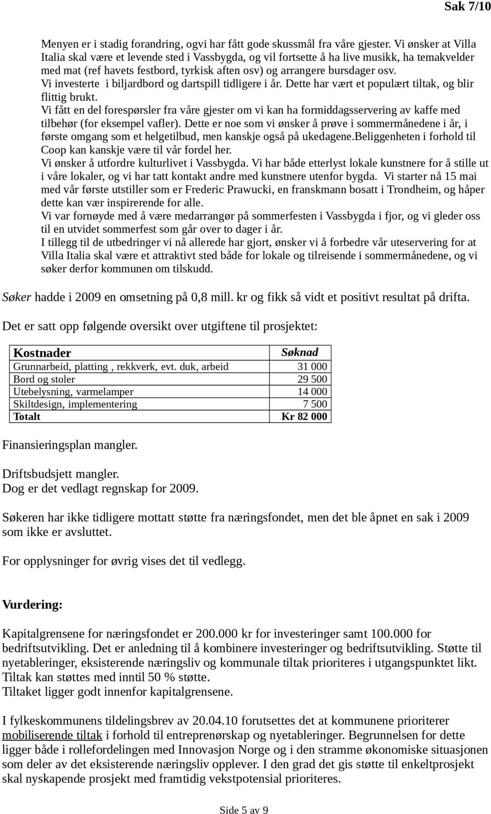 Vi investerte i biljardbord og dartspill tidligere i år. Dette har vært et populært tiltak, og blir flittig brukt.