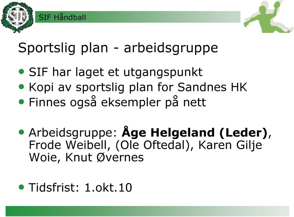 på nett Arbeidsgruppe: Åge Helgeland (Leder), Frode Weibell,