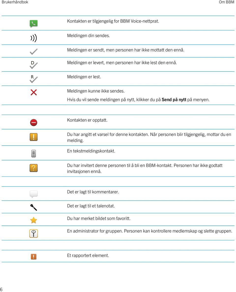 Kontakten er opptatt. Du har angitt et varsel for denne kontakten. Når personen blir tilgjengelig, mottar du en melding. En tekstmeldingskontakt.