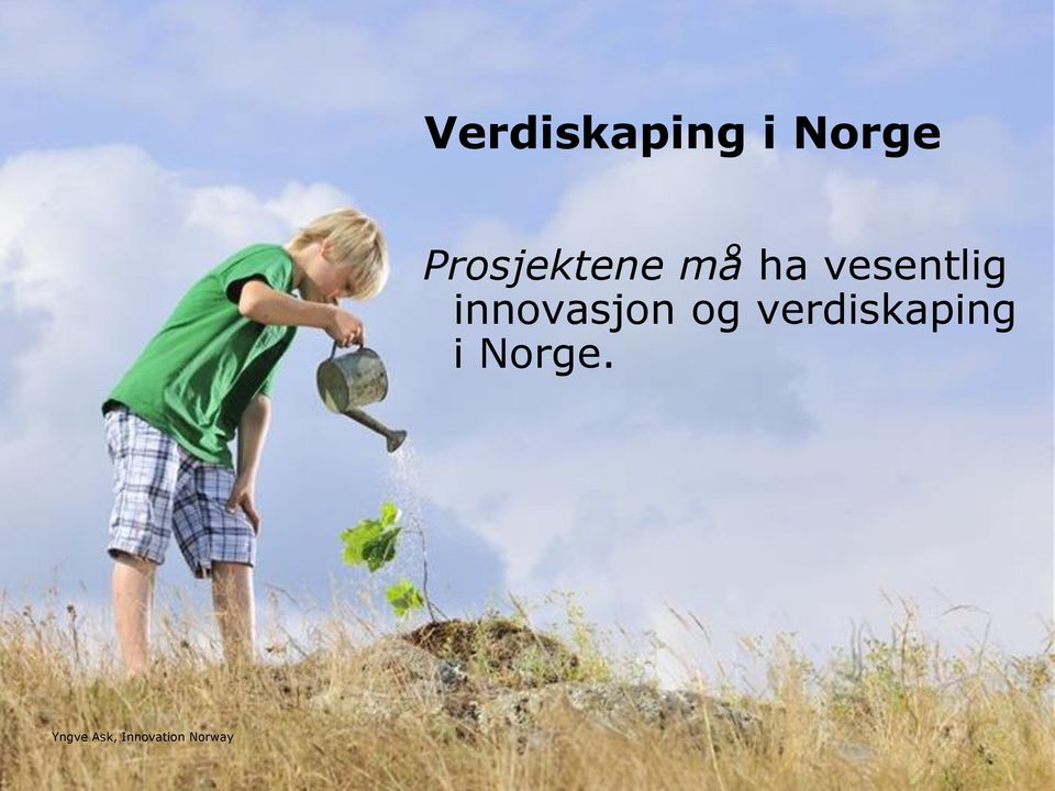 innovasjon og verdiskaping i