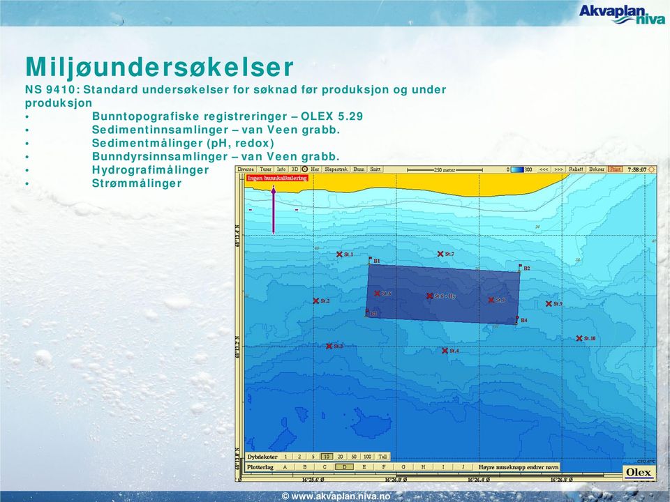 5.29 Sedimentinnsamlinger van Veen grabb.