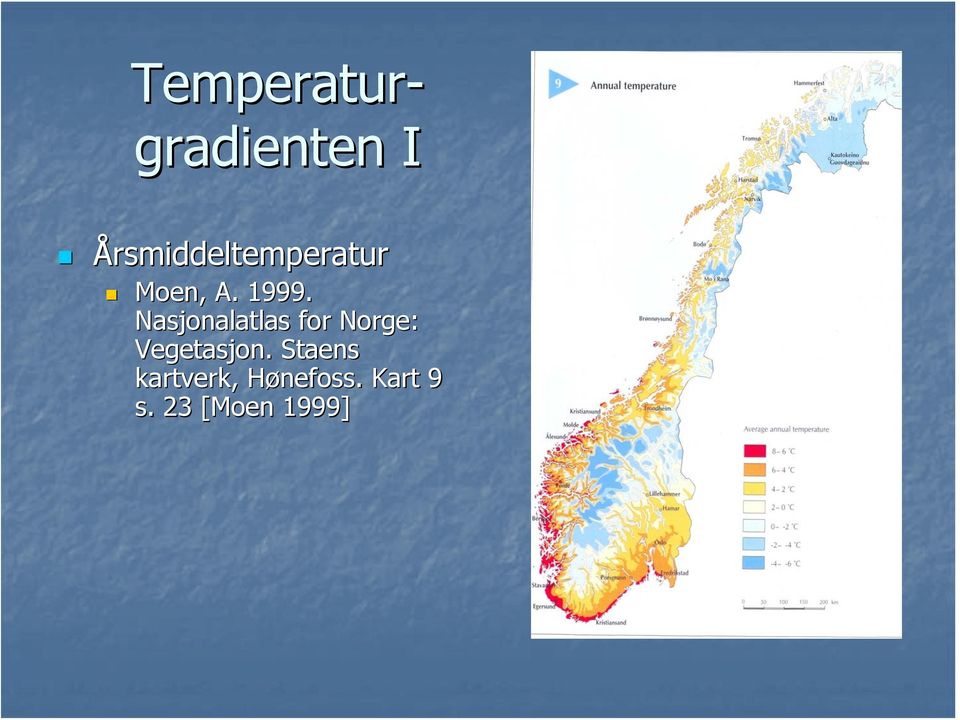 Nasjonalatlas for Norge: Vegetasjon.