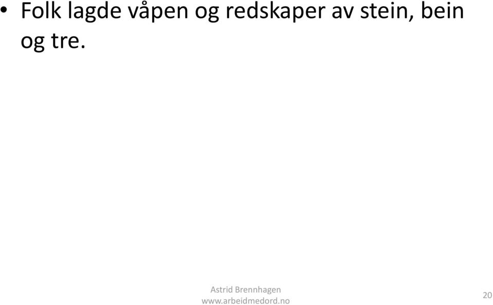 redskaper av