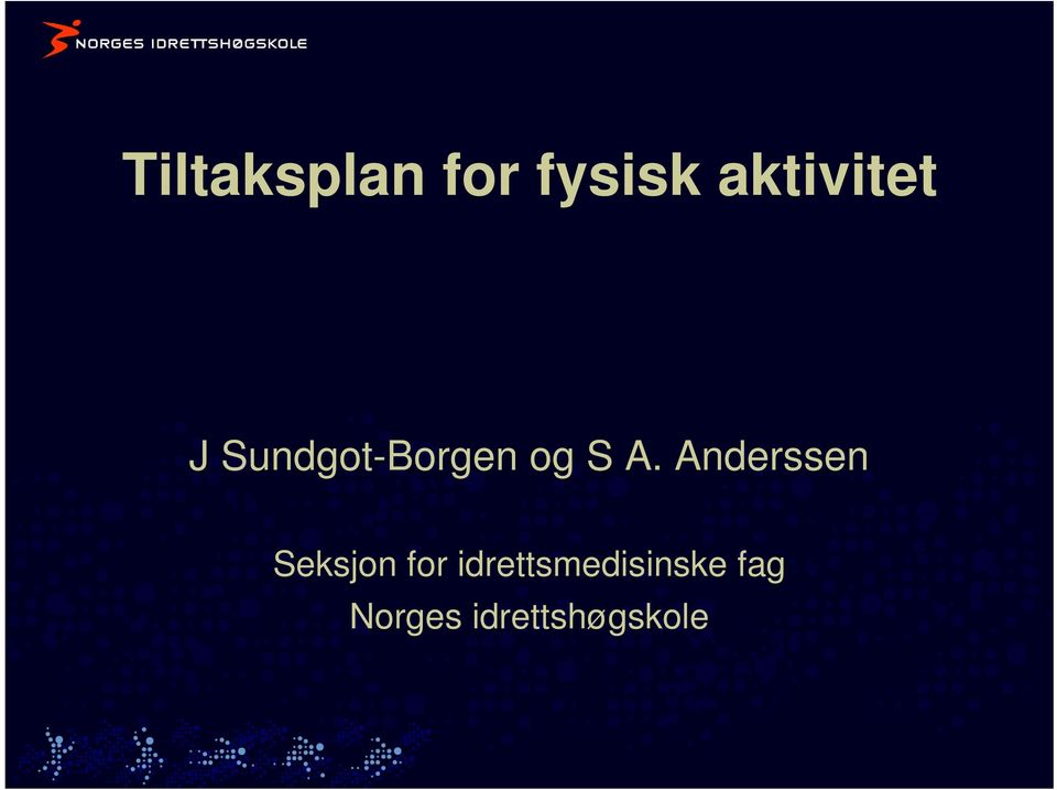S A. Anderssen Seksjon for