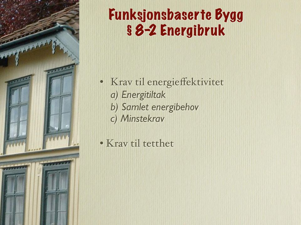 energieffektivitet a)