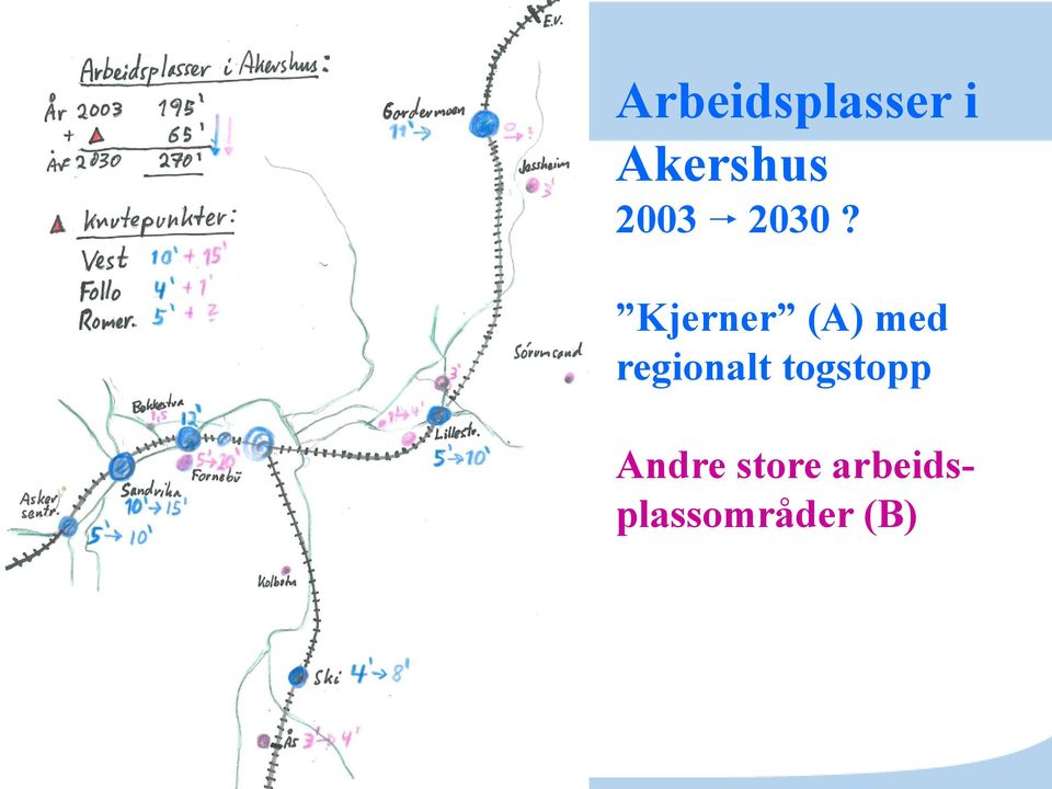 Kjerner (A) med regionalt