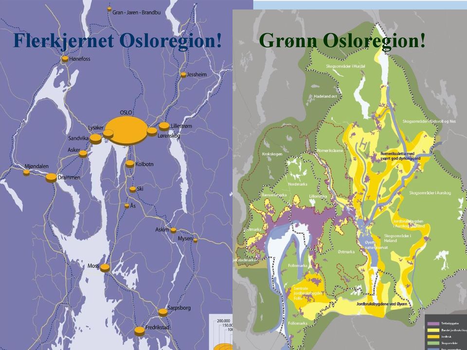 Tettsteder Osloregion!