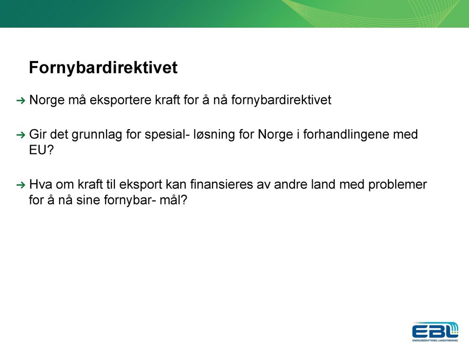 Norge i forhandlingene med EU?