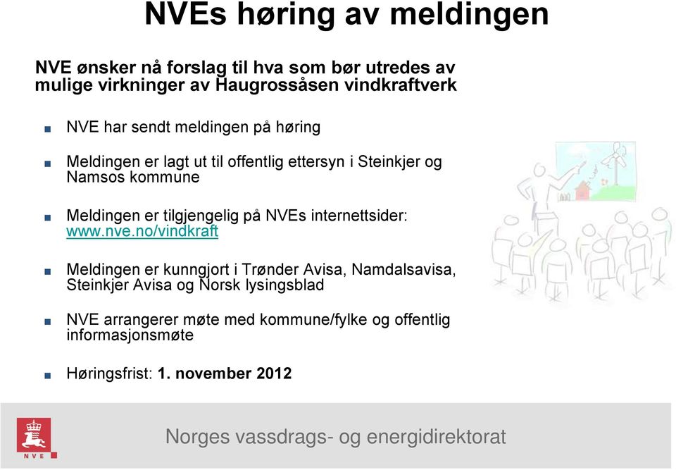 tilgjengelig på NVEs internettsider: www.nve.