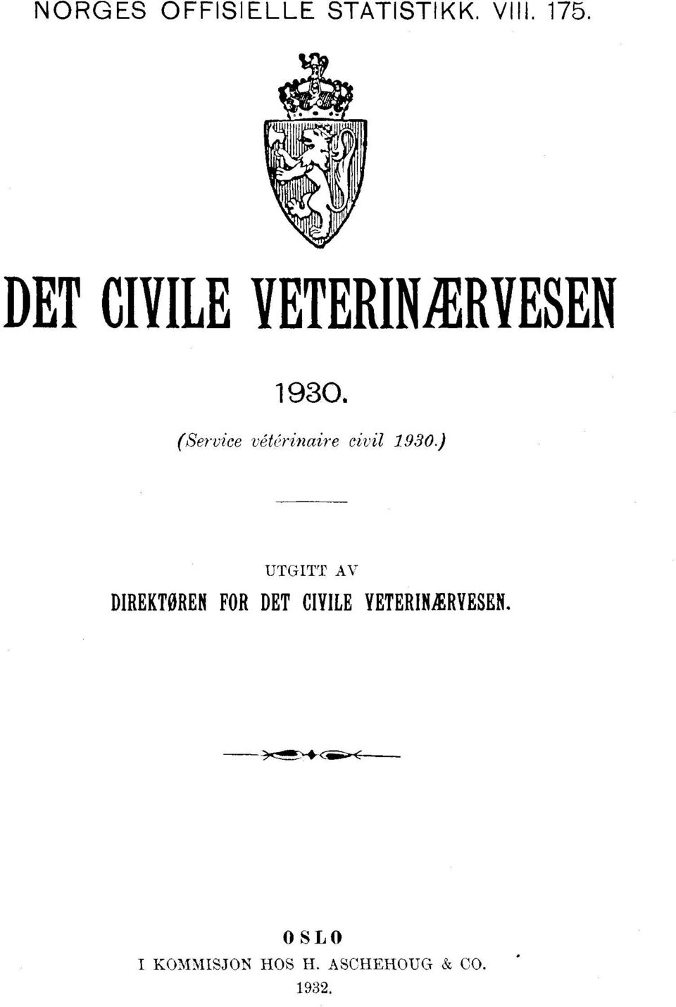 (Service vétérinaire civil 93.