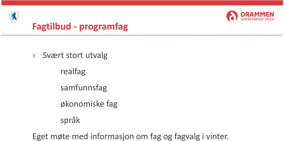 økonomiske fag språk Eget møte