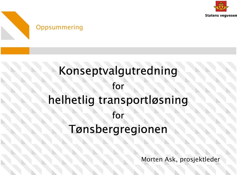 helhetlig transportløsning