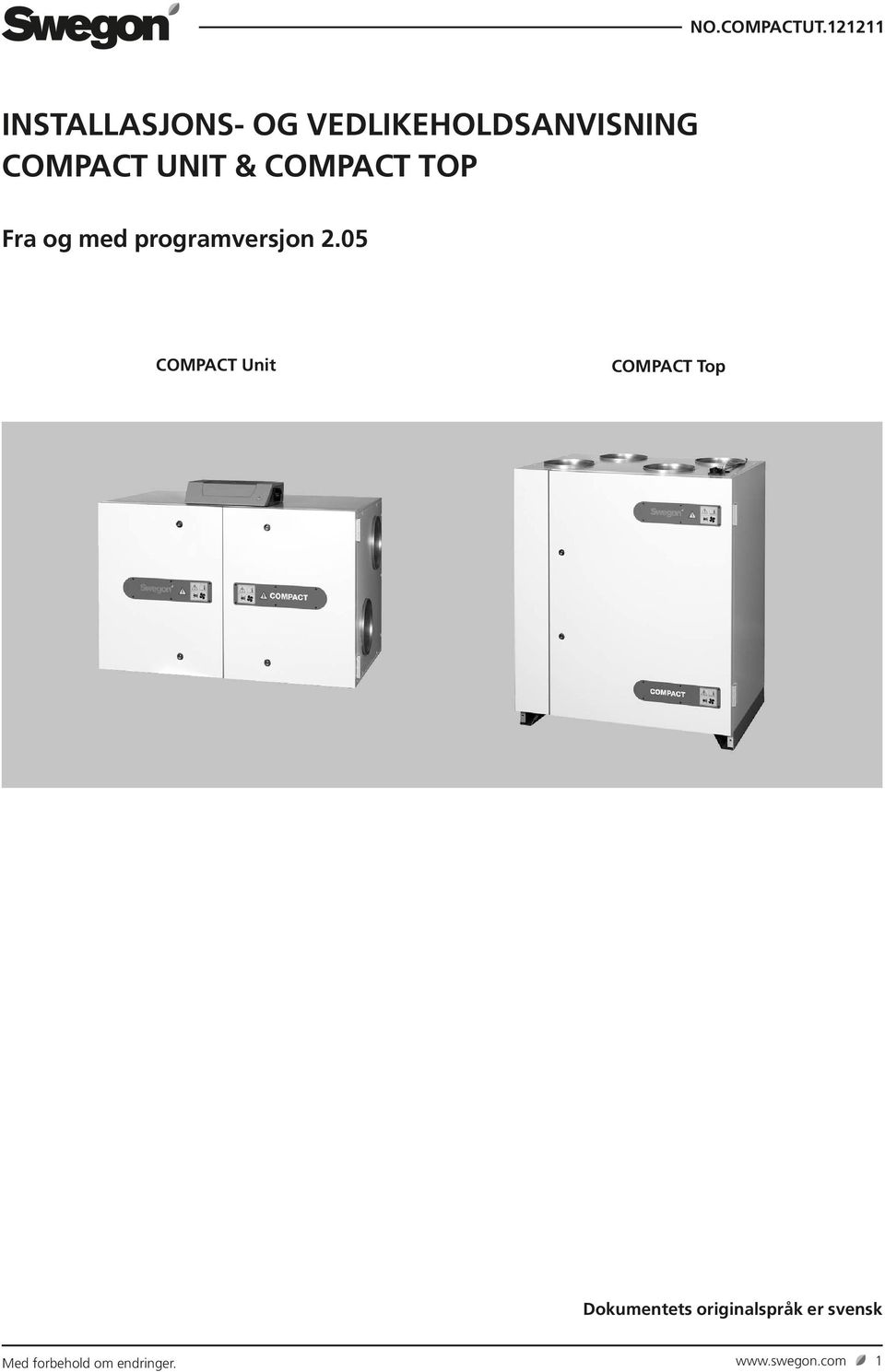 05 COMPACT Unit COMPACT Top Dokumentets