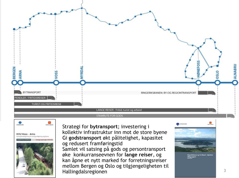 gods og persontransport øke konkurranseevnen for lange reiser, og kan åpne et nytt marked