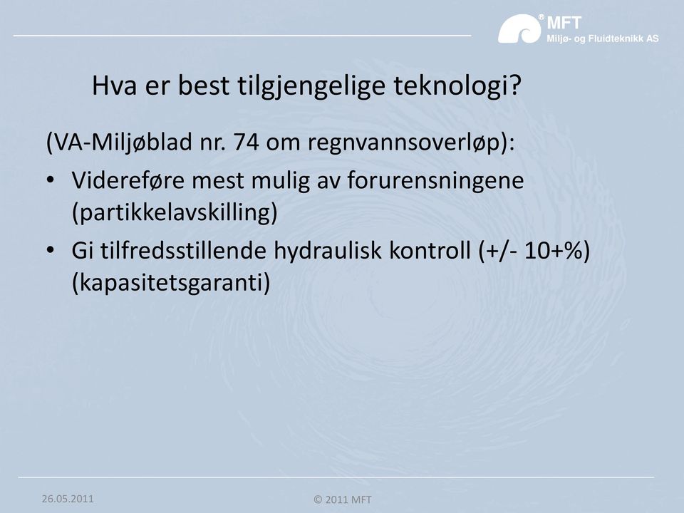 forurensningene (partikkelavskilling) Gi