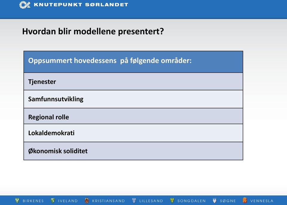 områder: Tjenester Samfunnsutvikling