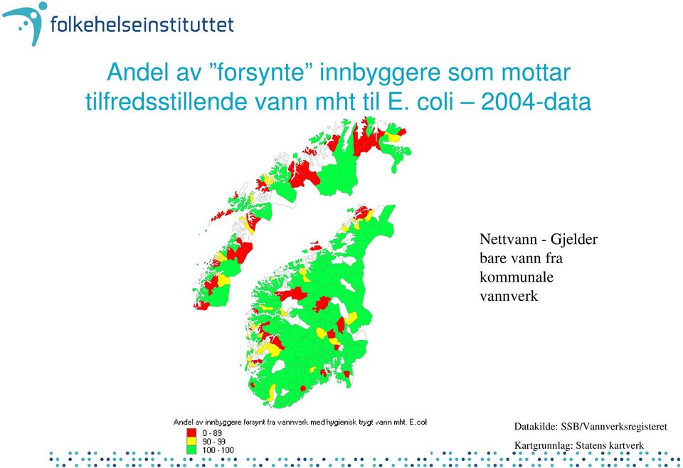 coli 2004-data Nettvann - Gjelder bare vann fra