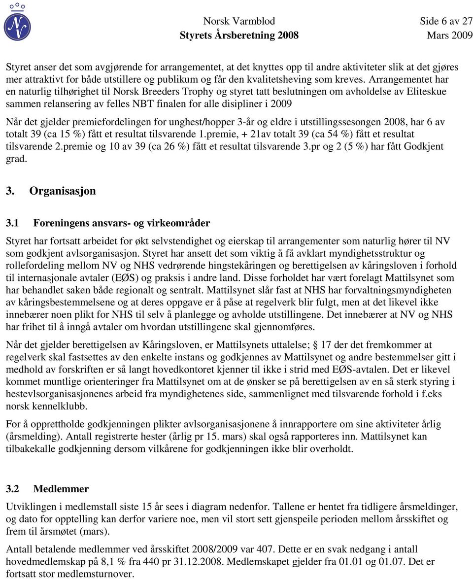 Arrangementet har en naturlig tilhørighet til Norsk Breeders Trophy og styret tatt beslutningen om avholdelse av Eliteskue sammen relansering av felles NBT finalen for alle disipliner i 2009 Når det