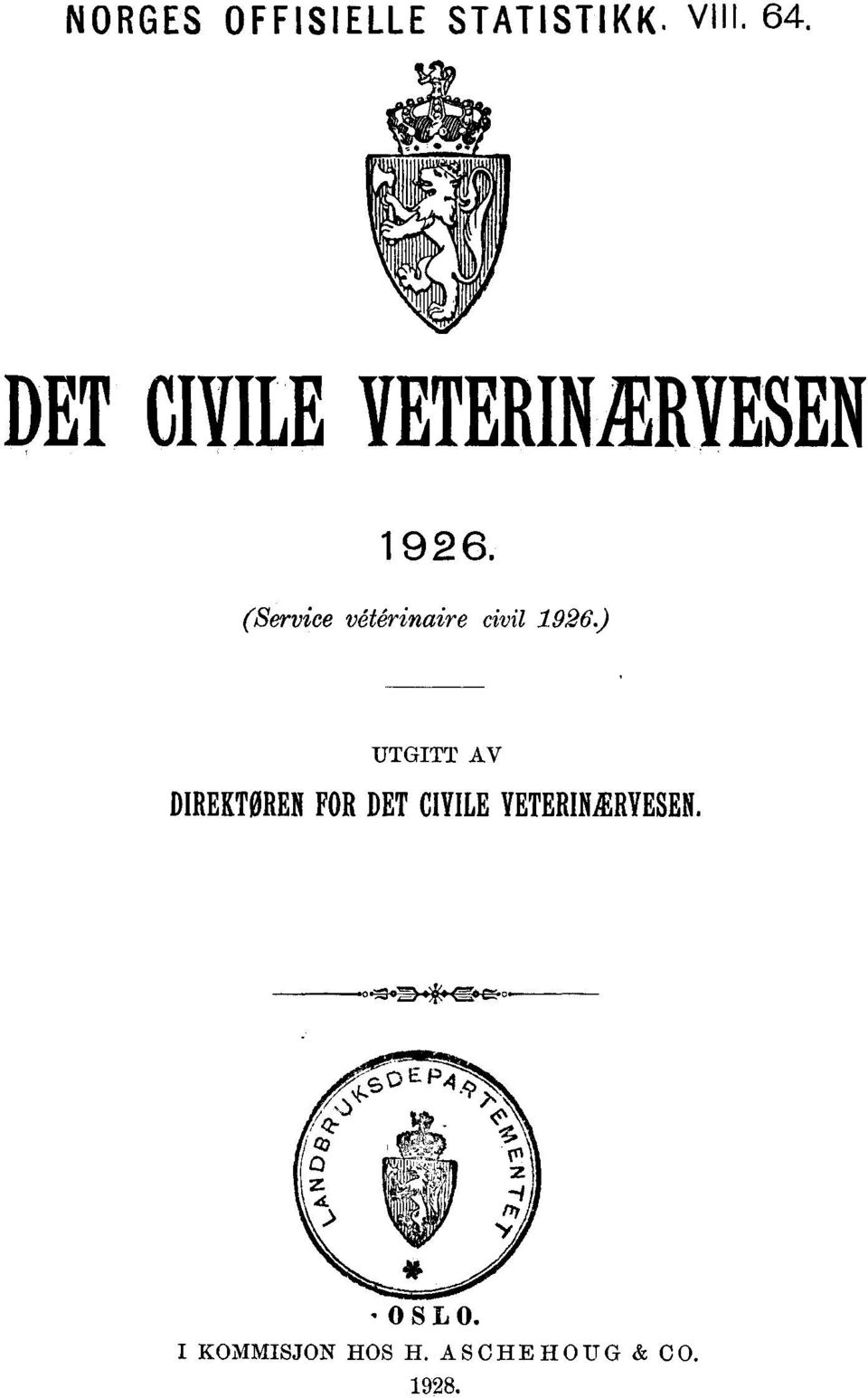 (Service vétérinaire civil 96.