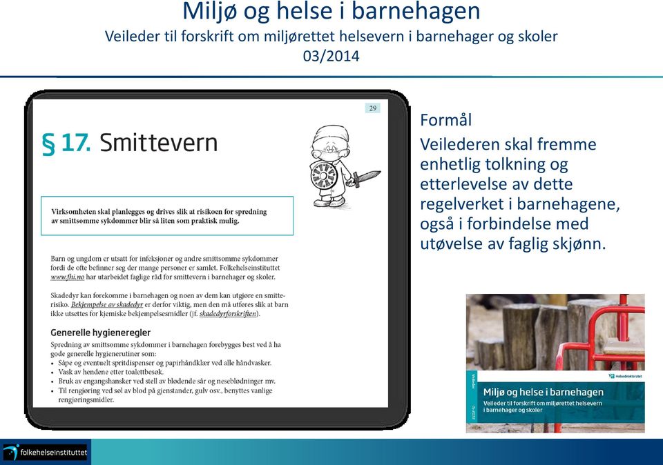 Veilederen skal fremme enhetlig tolkning og etterlevelse av