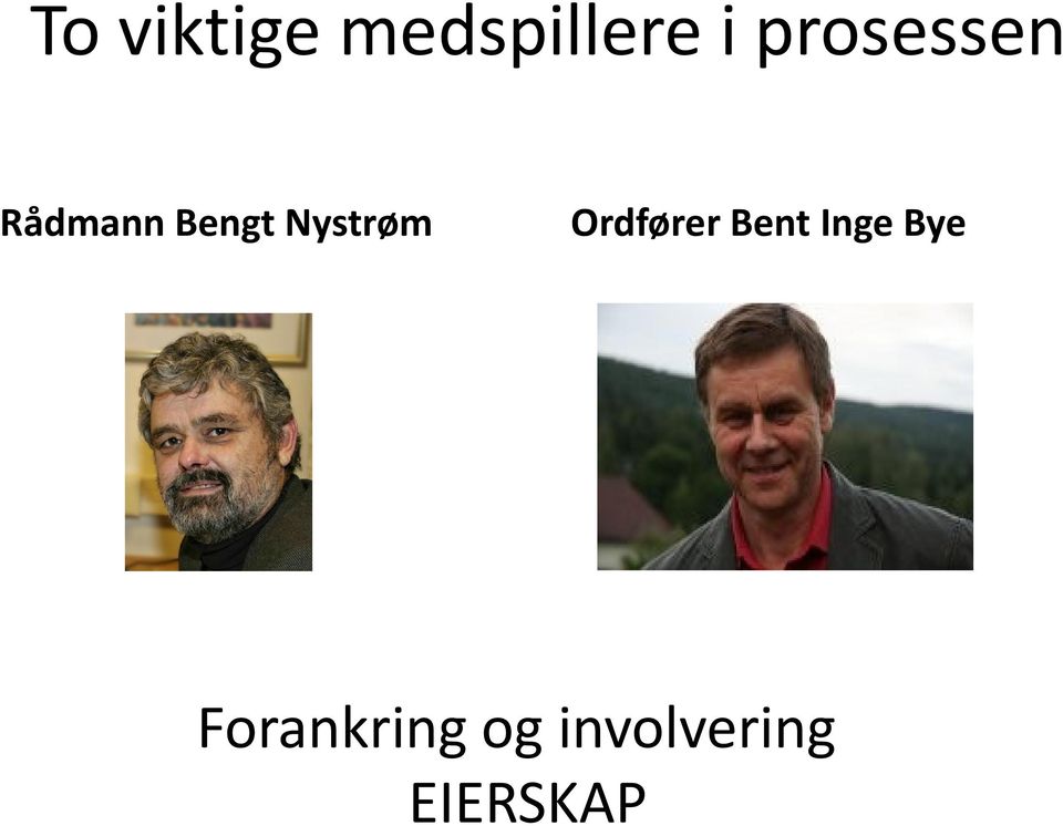 Nystrøm Ordfører Bent Inge