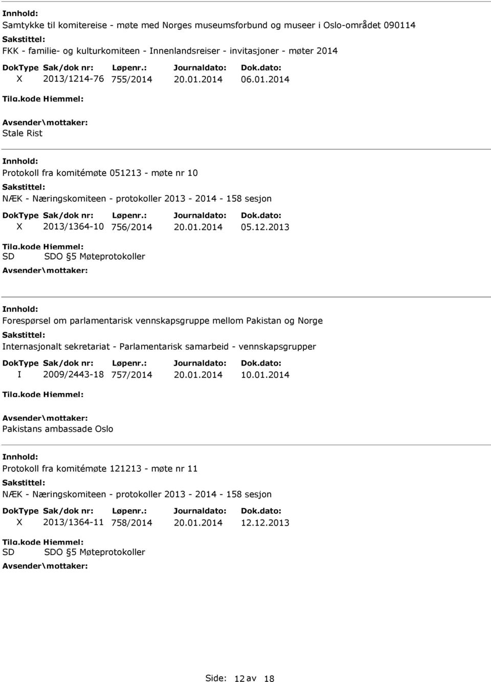 3 - møte nr 10 NÆK - Næringskomiteen - protokoller 2013-2014 - 158 sesjon 2013/1364-10 756/2014 O 5 Møteprotokoller 05.12.