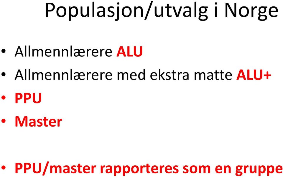 med ekstra matte ALU+ PPU