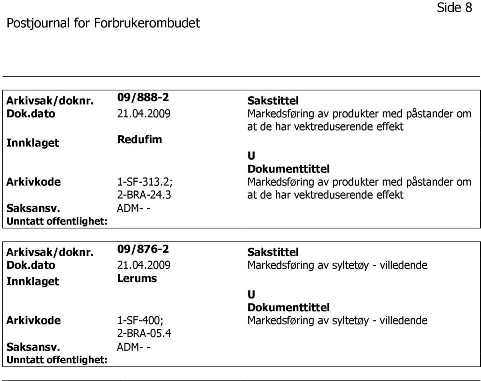 1-SF-313.2; 2-BRA-24.