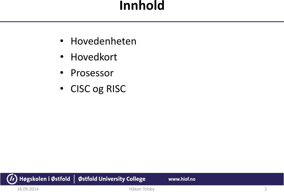 Hovedkort Prosessor