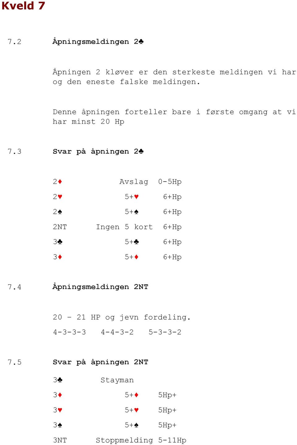 Denne åpningen forteller bare i første omgang at vi har minst 20 Hp 7.