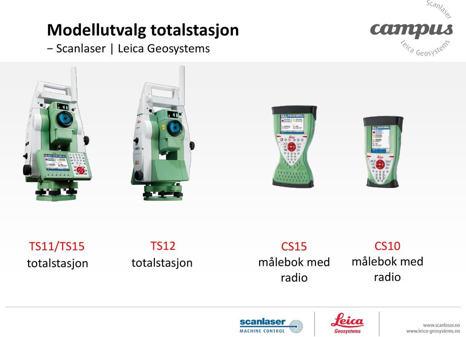 TS11/TS15 totalstasjon TS12